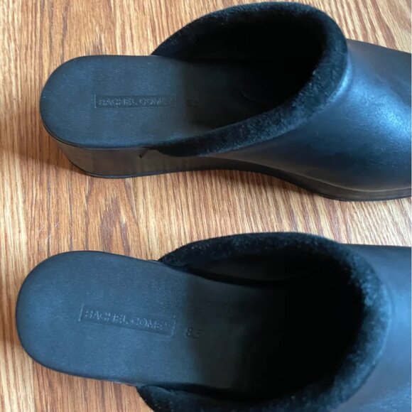 Rachel Comey Black Auder Platform Clog sz 8.5 - Picture 3 of 5